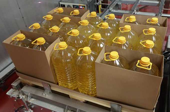 opakowanie paletowe na butelki 10-litrowe