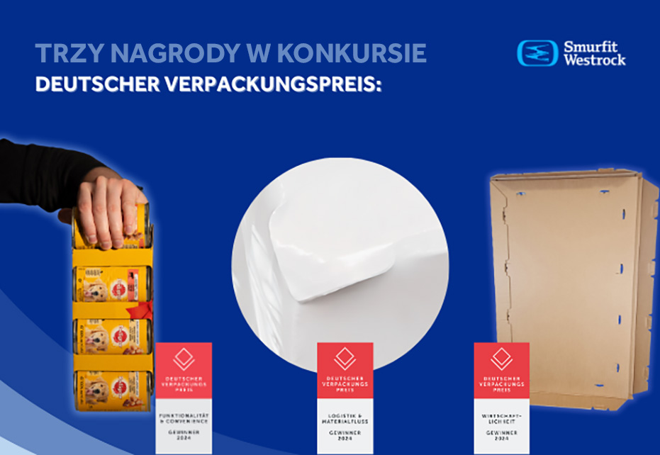 Polski projekt z Pruszkowa laureatem konkursu Deutscher Verpackungspreis. Smurfit Westrock triumfuje w trzech kategoriach.
