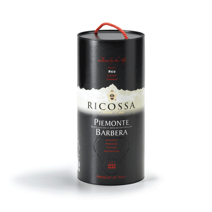 Embalagem, Bag-in-Tube, 3 litros, vinho tinto, italiano