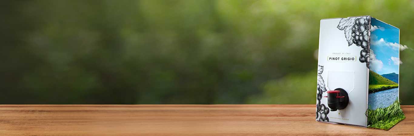 Упаковка Bag-in-Box, упаковка для вина, упаковка для вина