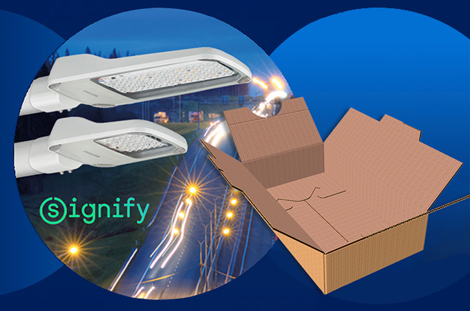 Poznaj korzyści, jakie marce Signify przyniosło nasze zrównoważone rozwiązanie opakowaniowe
