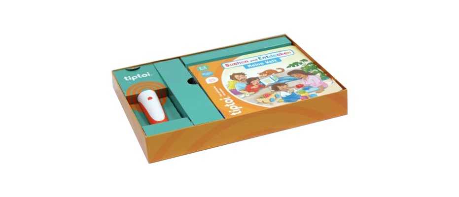 Cardboard inserts kids gaming box