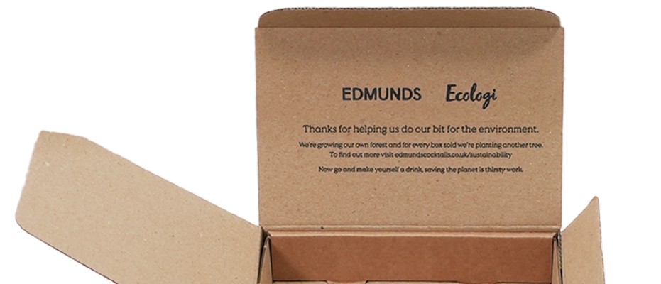 Packaging boxes with custom message