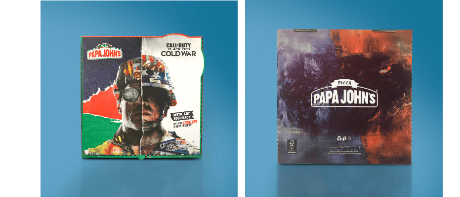 Papa johns pizza box