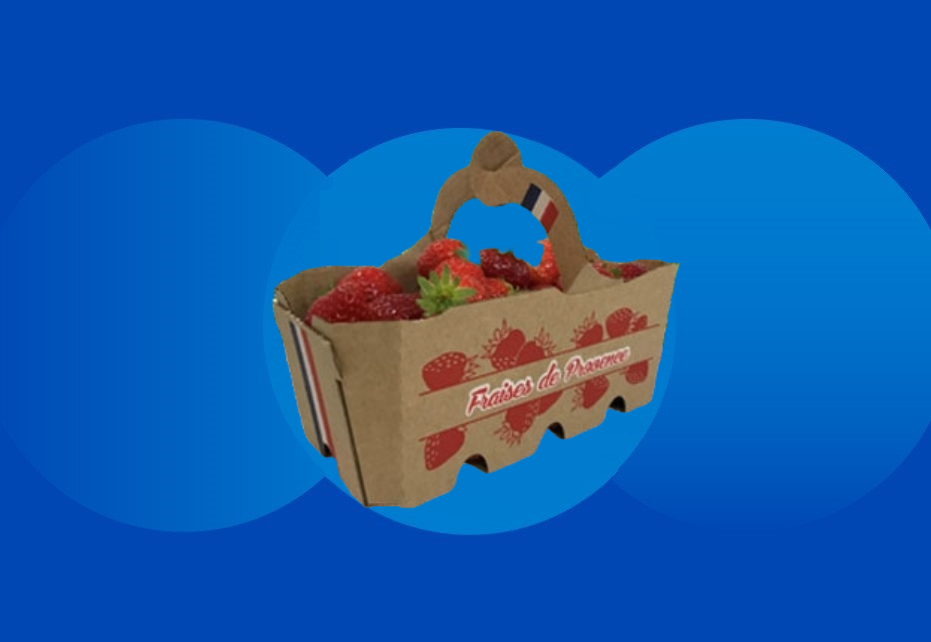 Cardboard strawberry punnets