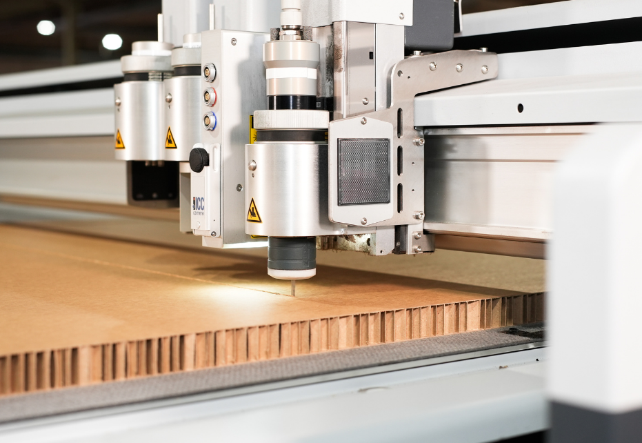 Honeycomb cardboard material