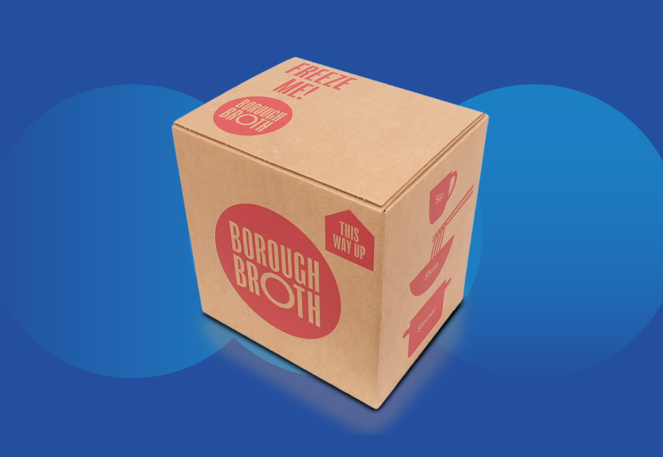 Insulated packaging box Borough Broth