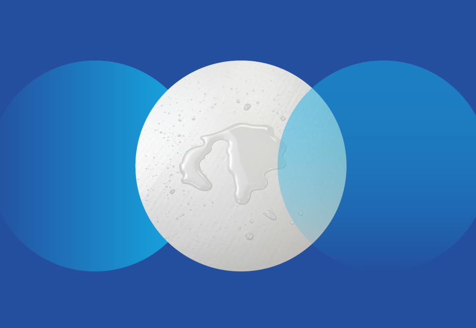 Water resistant backing