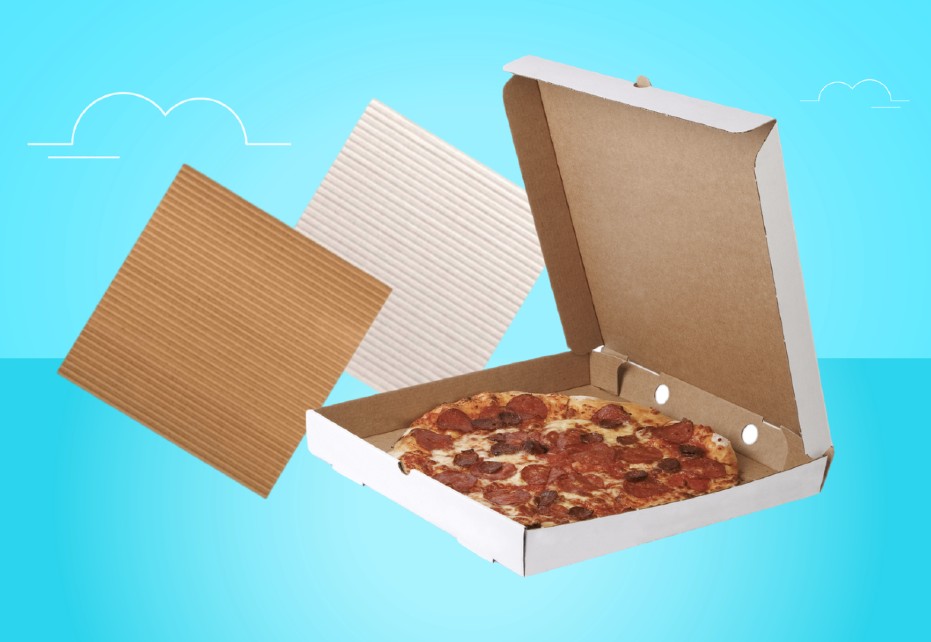 Wave flute pizza liners