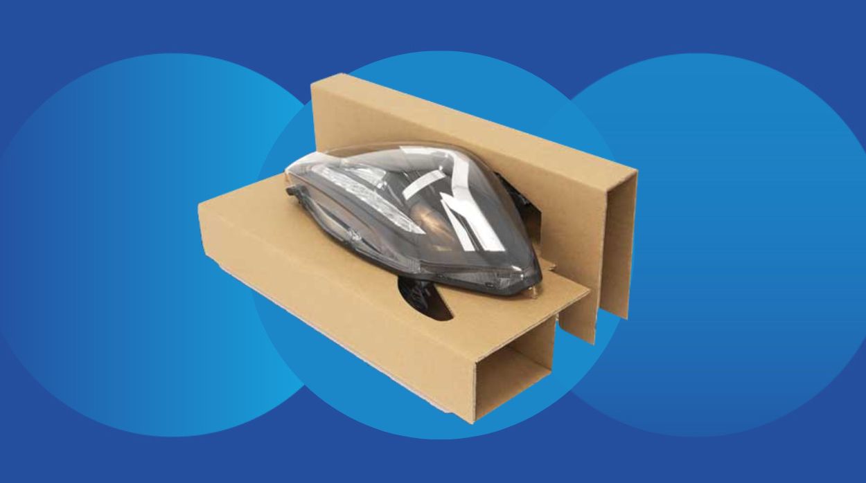 Car headlight packaging