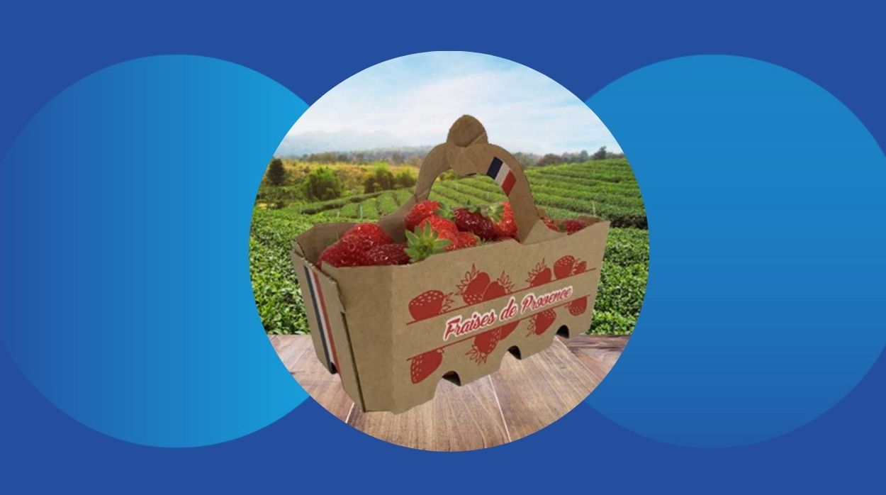 Cardboard strawberry punnets