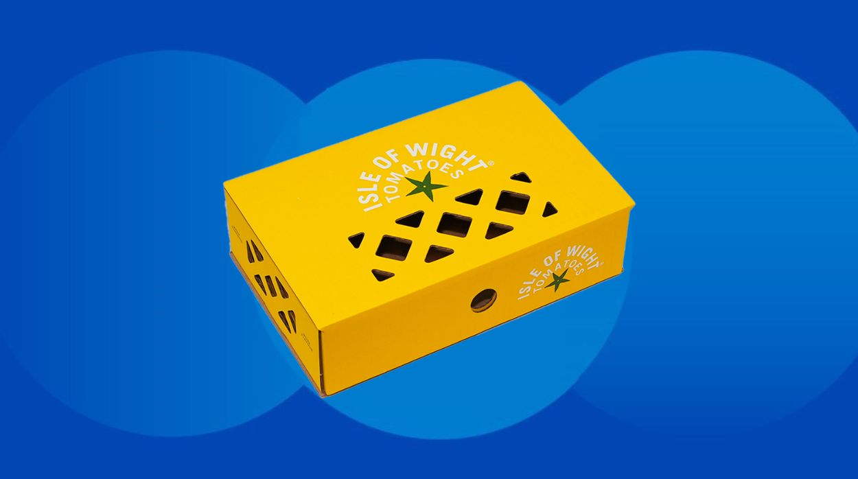 Tomato packaging cardboard box