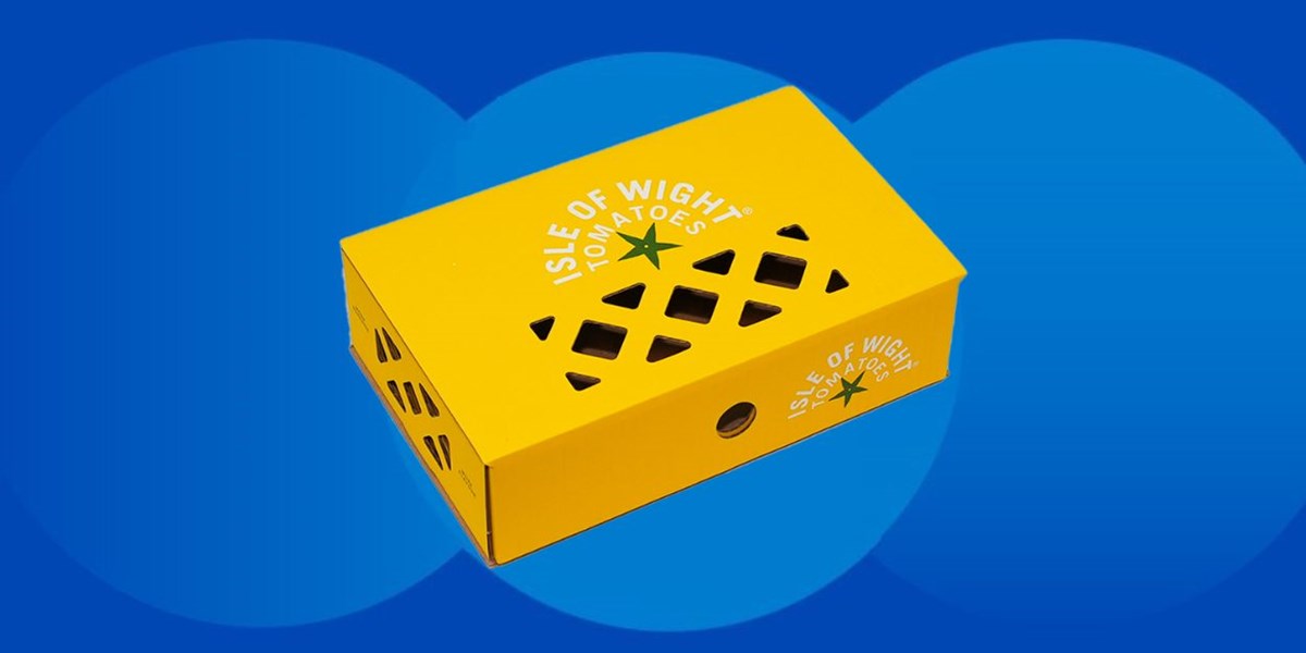 Tomato packaging cardboard box