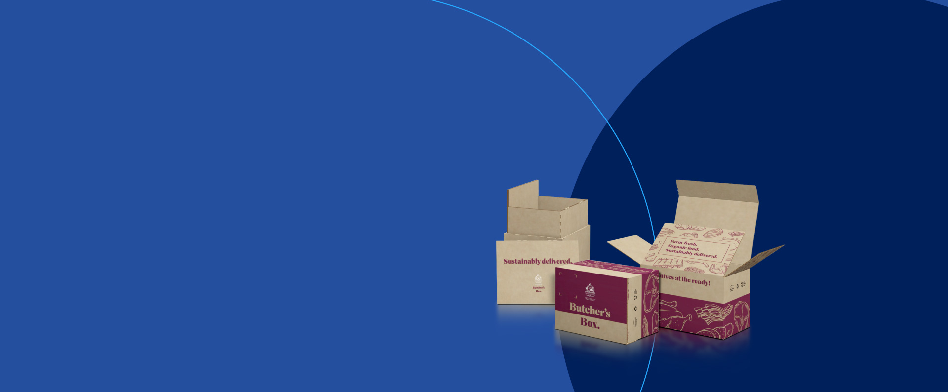 Insulated deliver packaging cardboard box