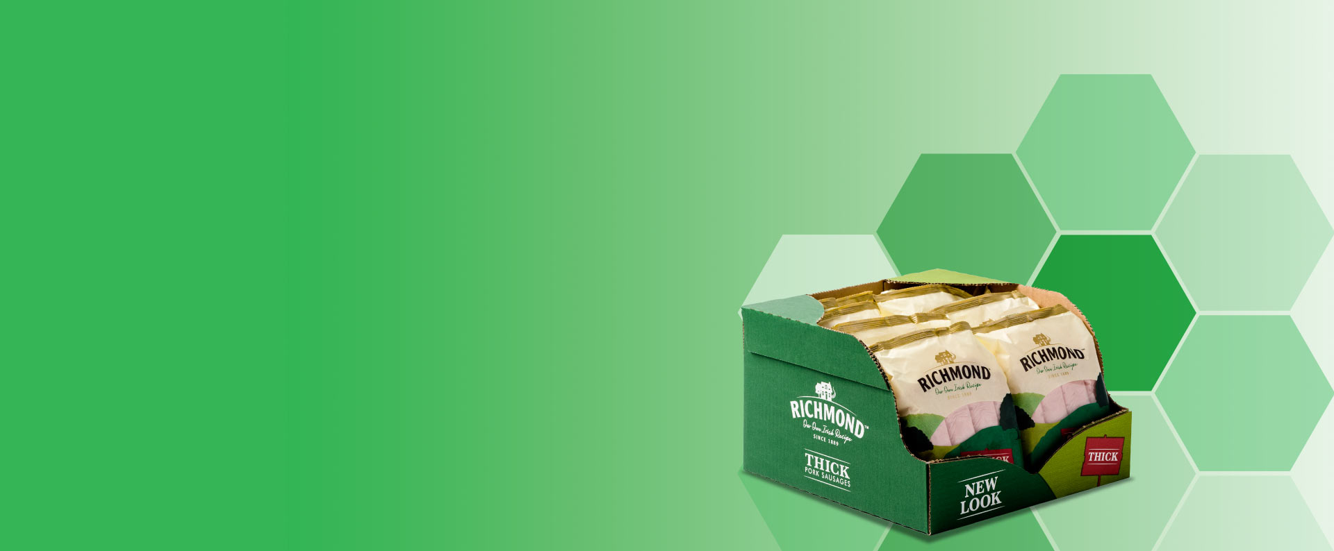 shelf-appeal improved for Richmond Sausages