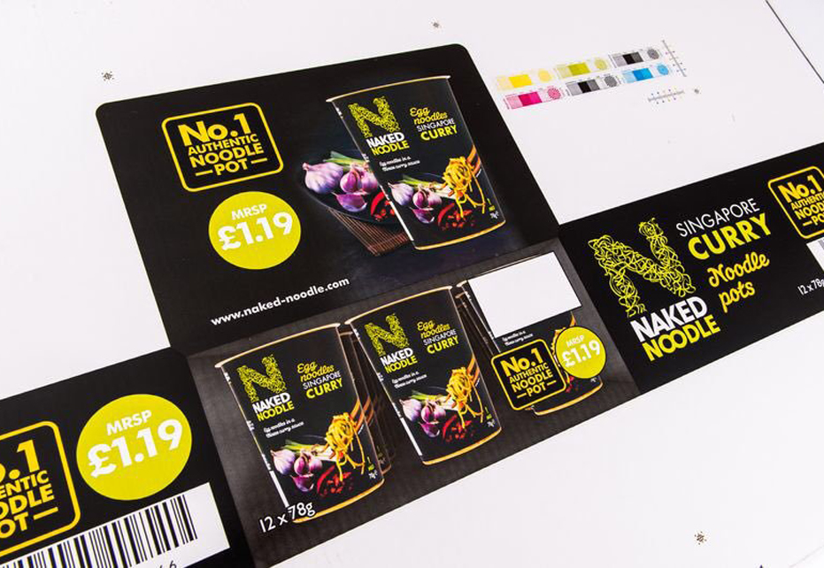 Naked noodle print - 2018 EFIA winner - UK