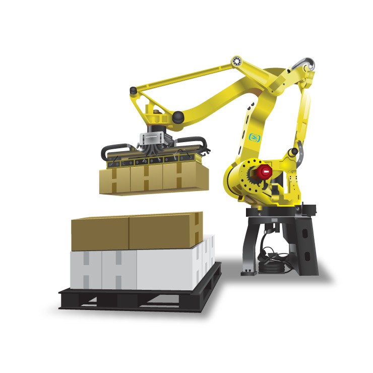 Palletiser packaging machine