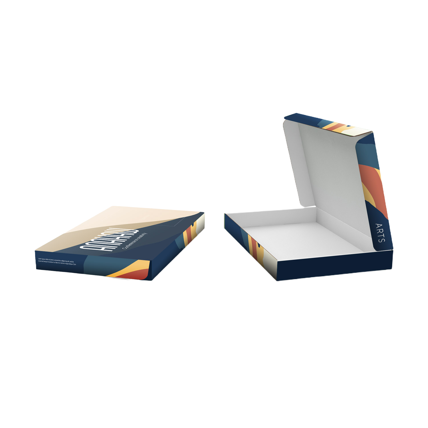 Letterbox Friendly Packaging Open Printed