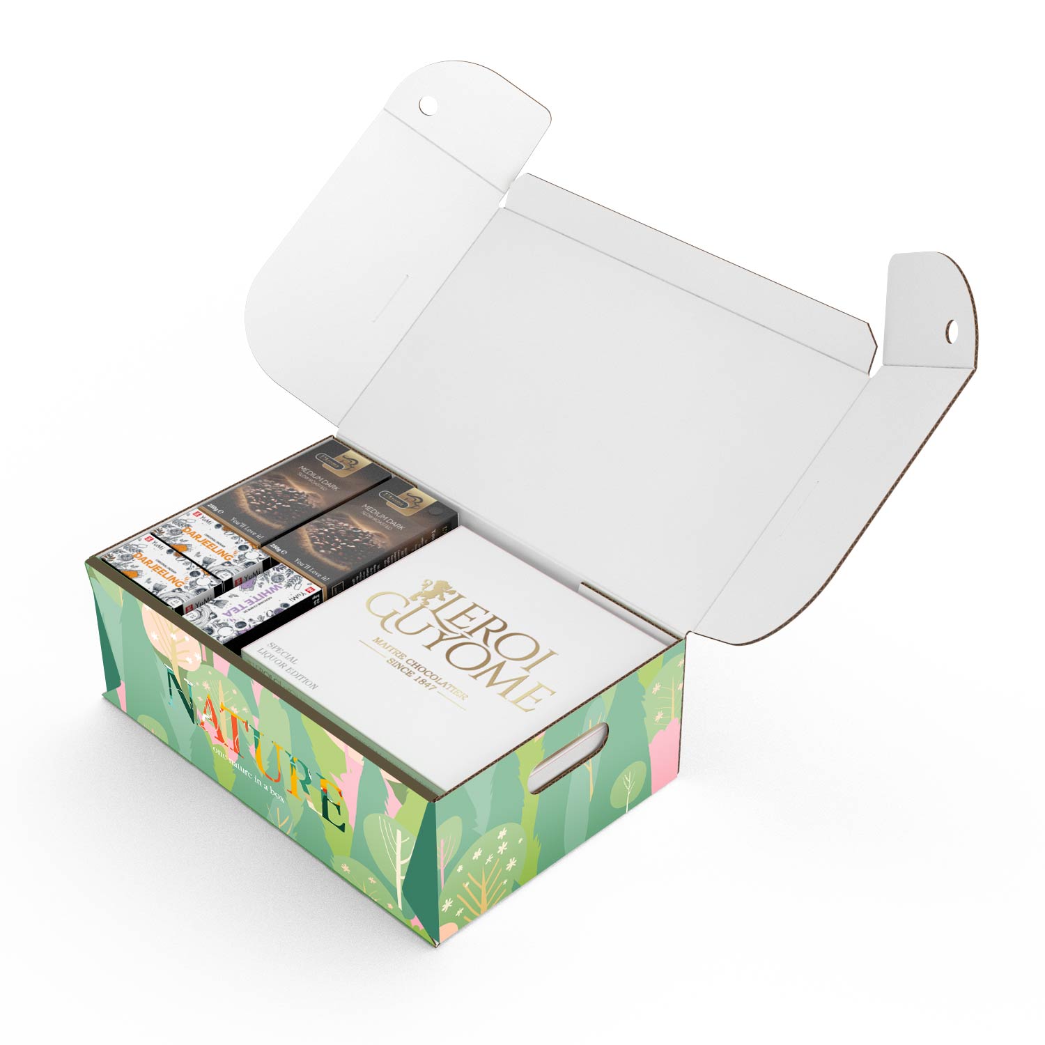 food packaging tasting box chaos final single open