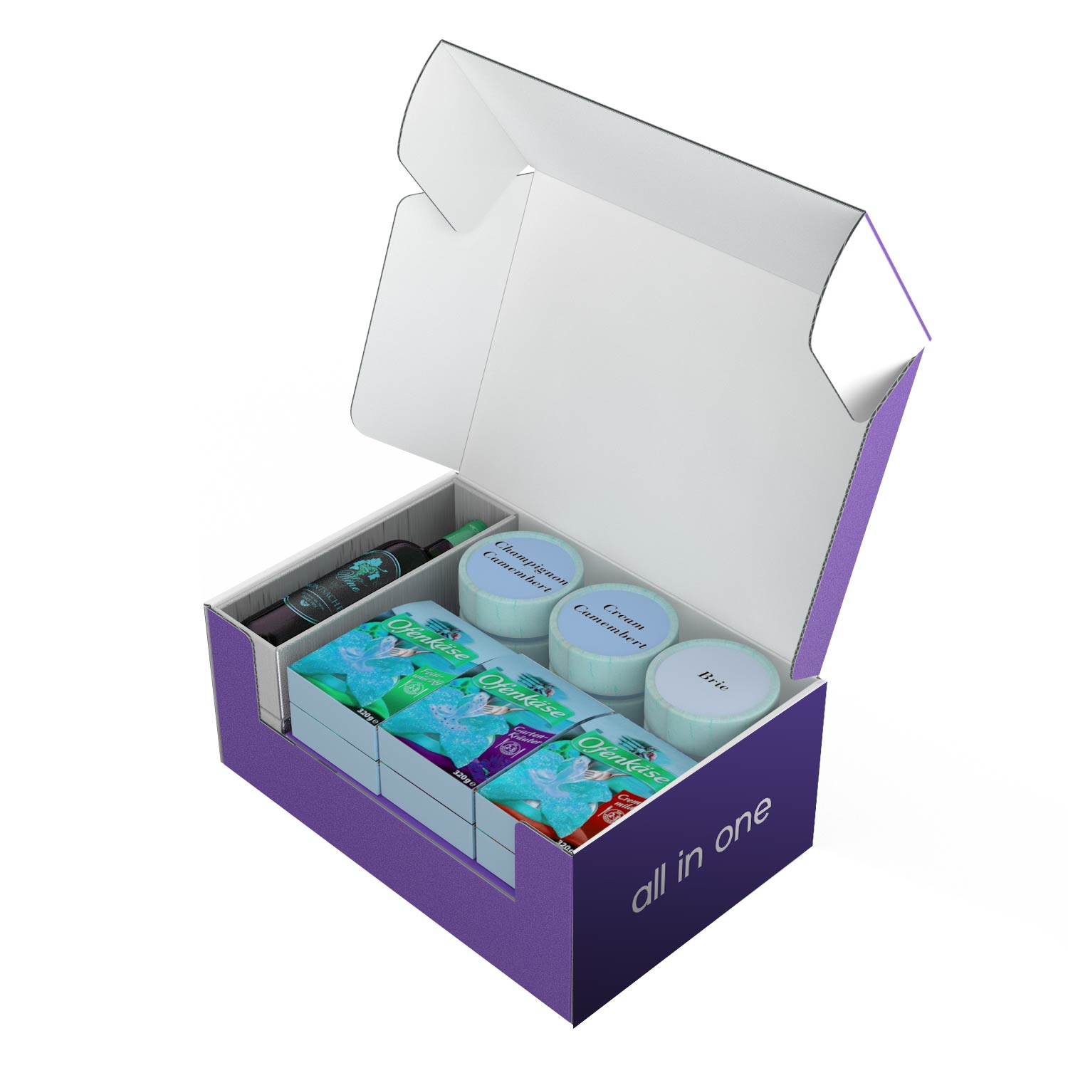 food packaging tasting box chaos open