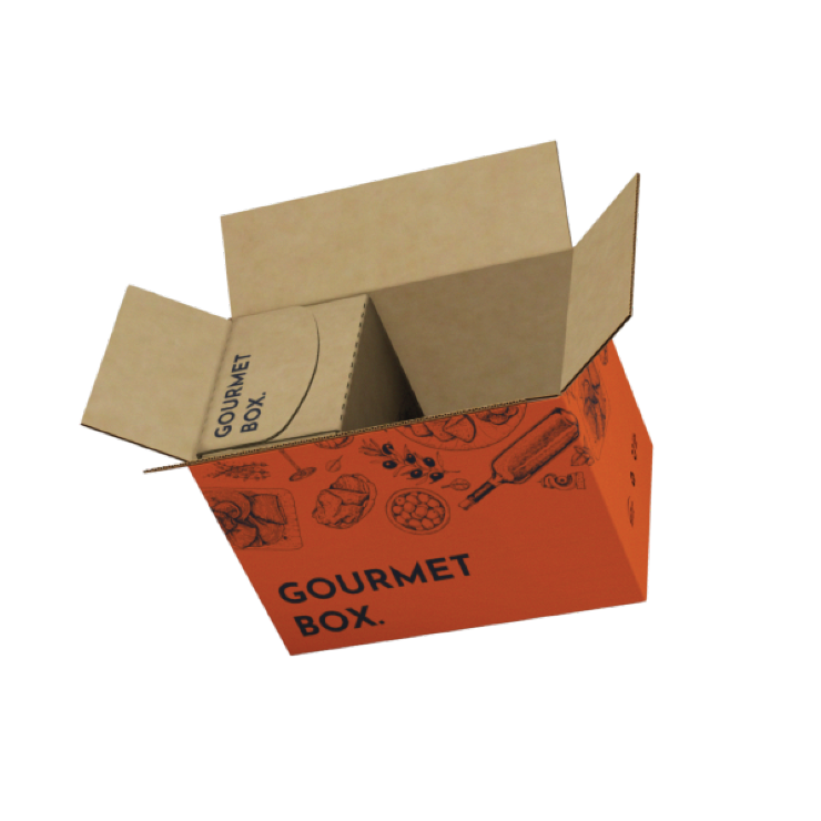 Gourmet delivery packaging box