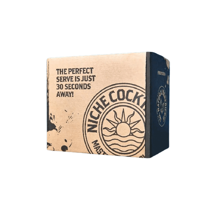 Cocktail packaging cardboard box