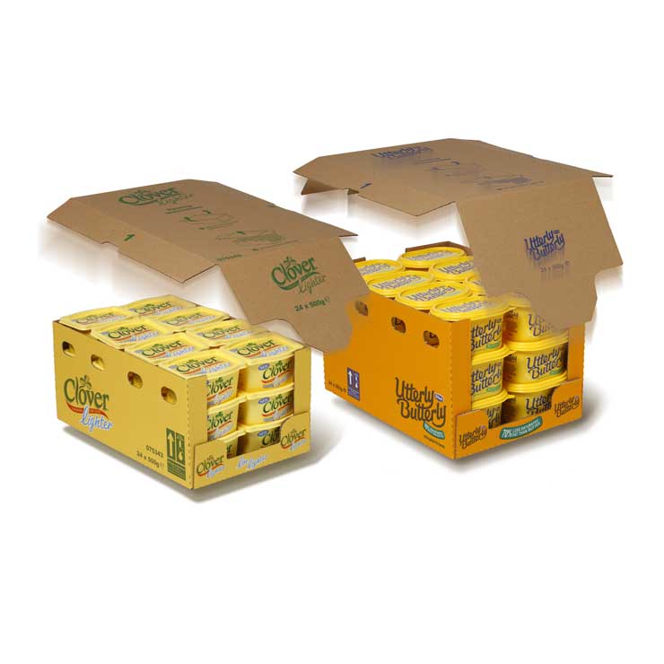Retail Ready Packaging, Retail Packaging, RRP, Dairy Packaging