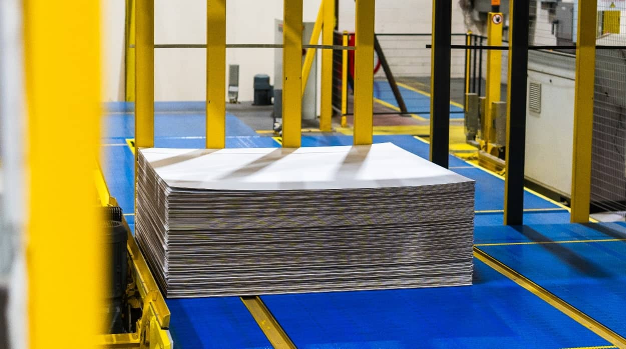 Digiflute cardboard sheets