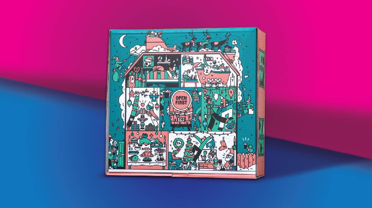 Beer advent calendar packaging
