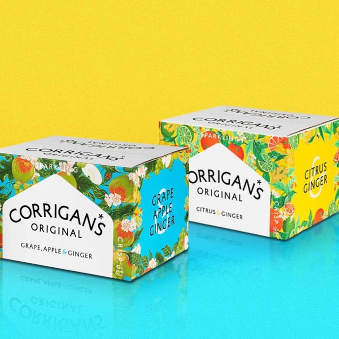 Corrigan's Original Litho Printed Drinks Packaging