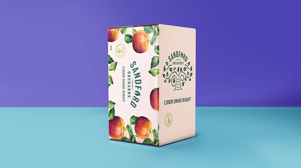 Sandford Orchards Bag in Box packaging
