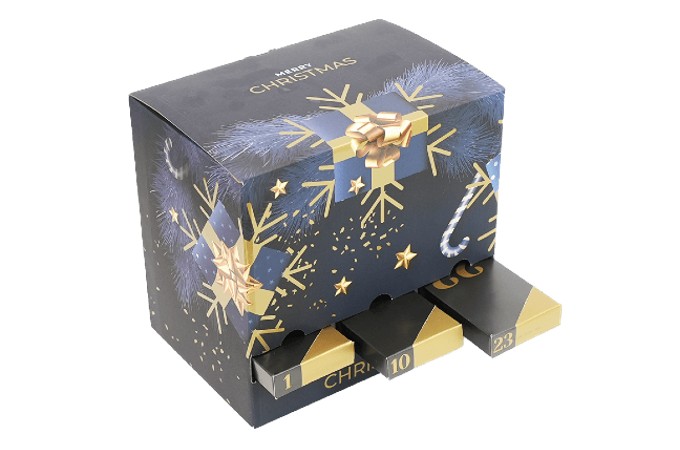 Advent calendar packaging box