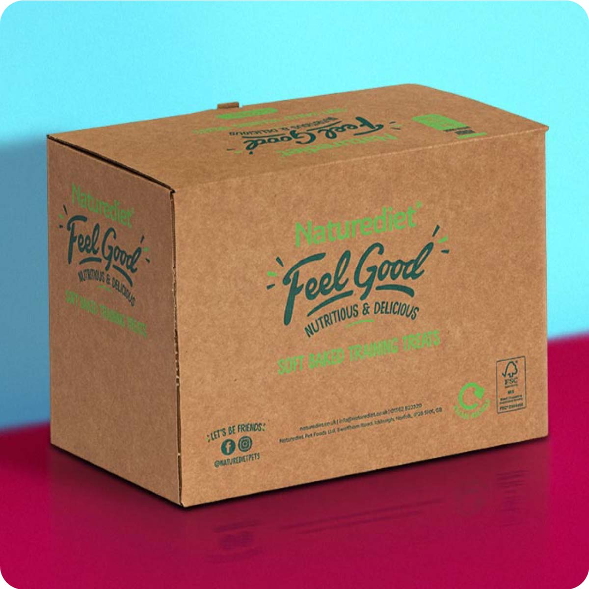 Crash Lock eCommerce Packaging Naturediet