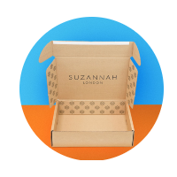 Packaging box for clothing