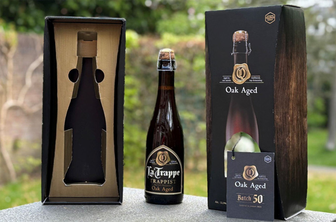 Luxury beer packaging