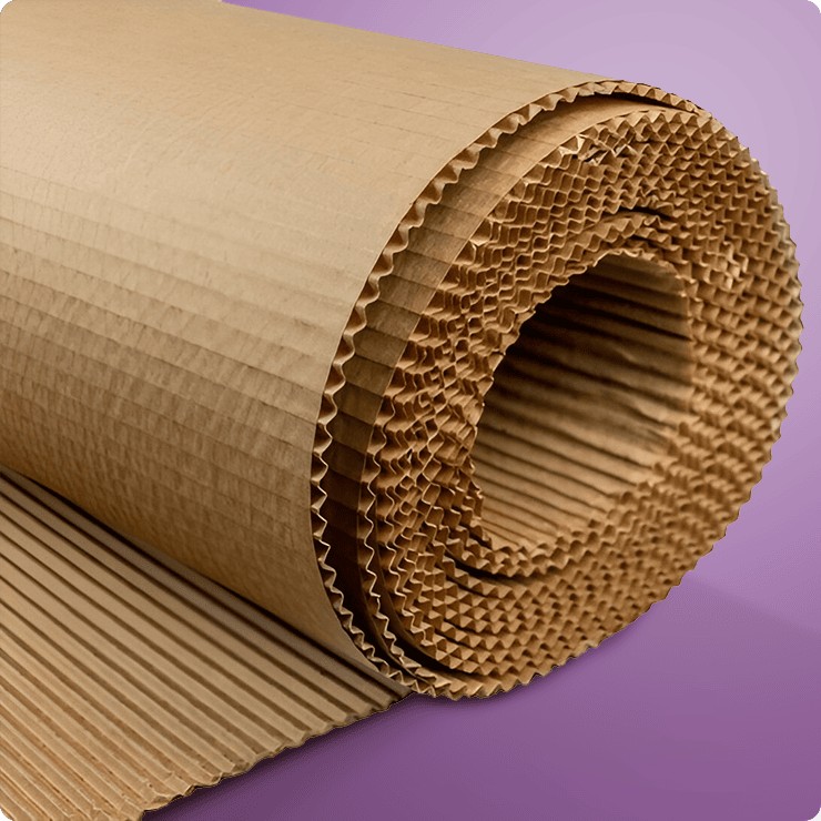 Single face cardboard liners